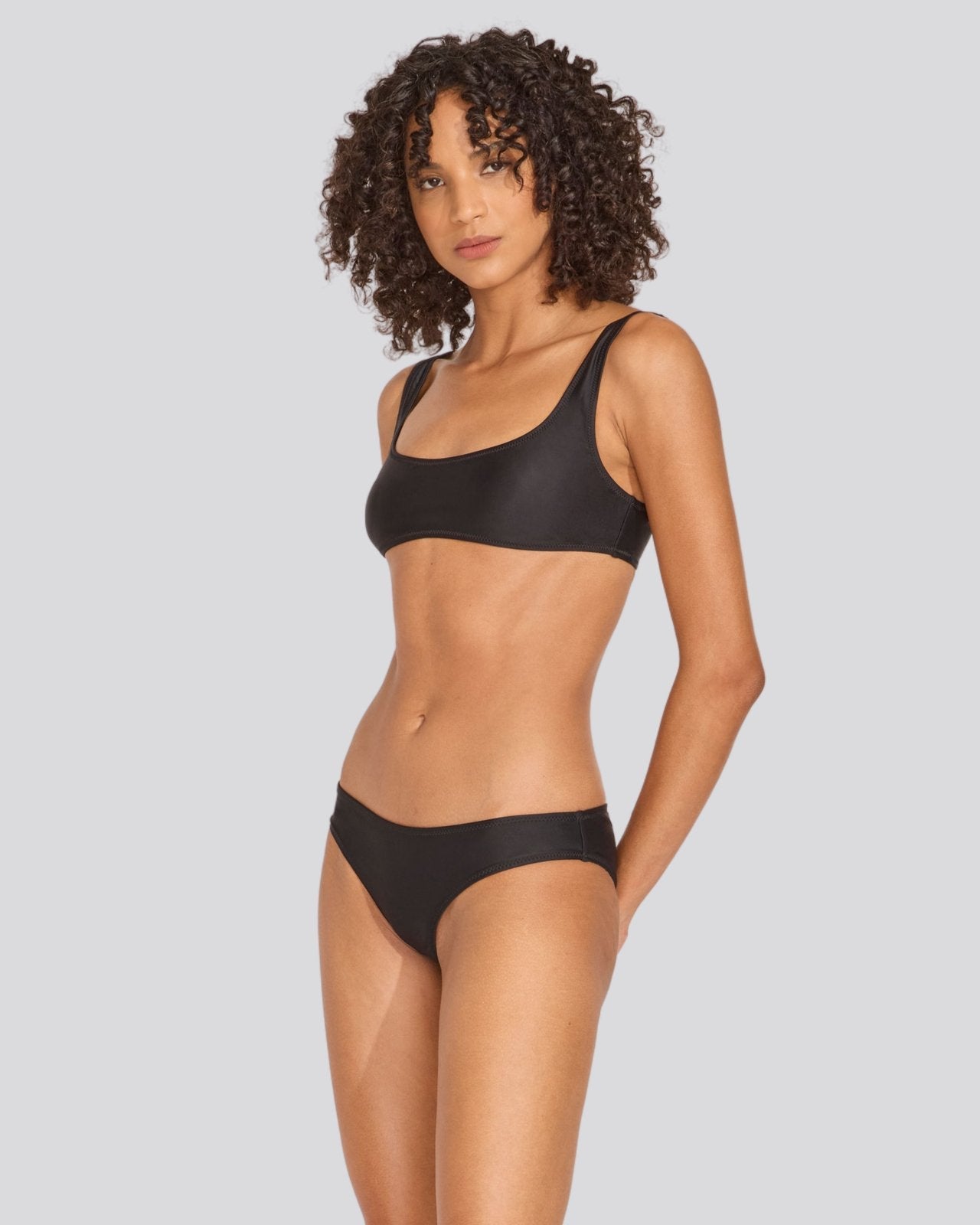 The Elle Bikini Bottom - Solid & Striped