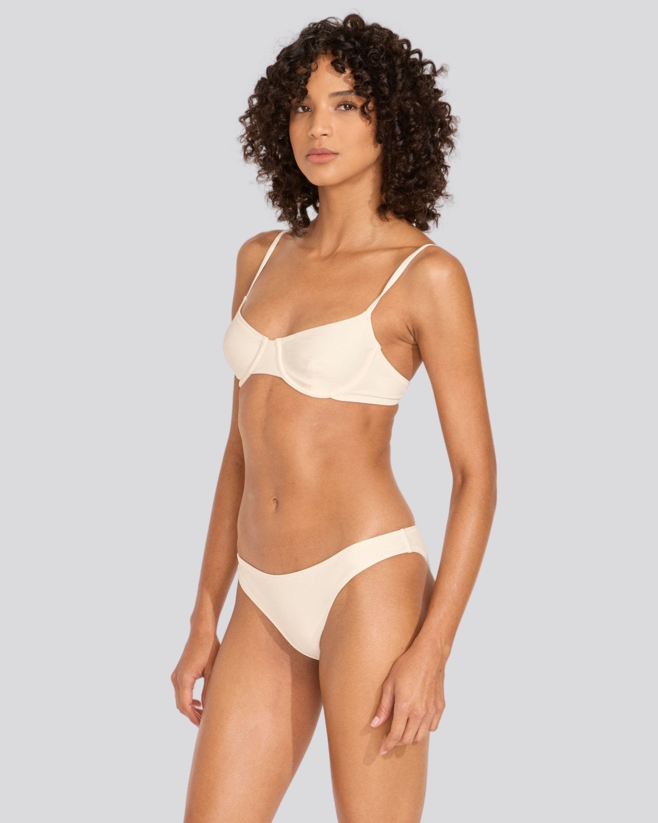 The Eva Bikini Top - Solid & Striped