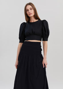 Women | Gael Top | Noir