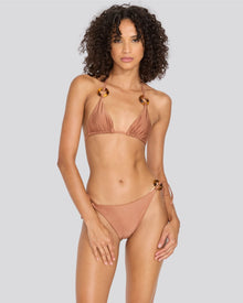 The Iris Ring Bikini Bottom - Solid & Striped