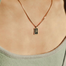 THE ENAMEL INITIAL PENDANT - The M Jewelers
