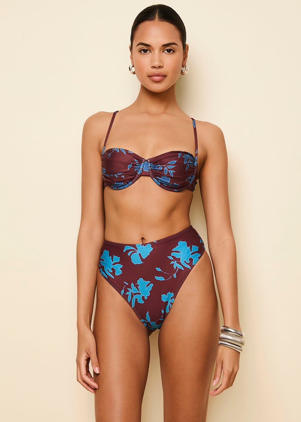 The Miranda Bikini Bottom - Solid & Striped