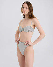 The Miranda Bikini Bottom - Solid & Striped