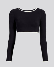 The Nola Ribbed Rashguard - Solid & Striped