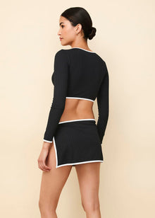 The Nola Ribbed Rashguard - Solid & Striped