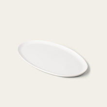 Oval Serving Platter | Speckled White