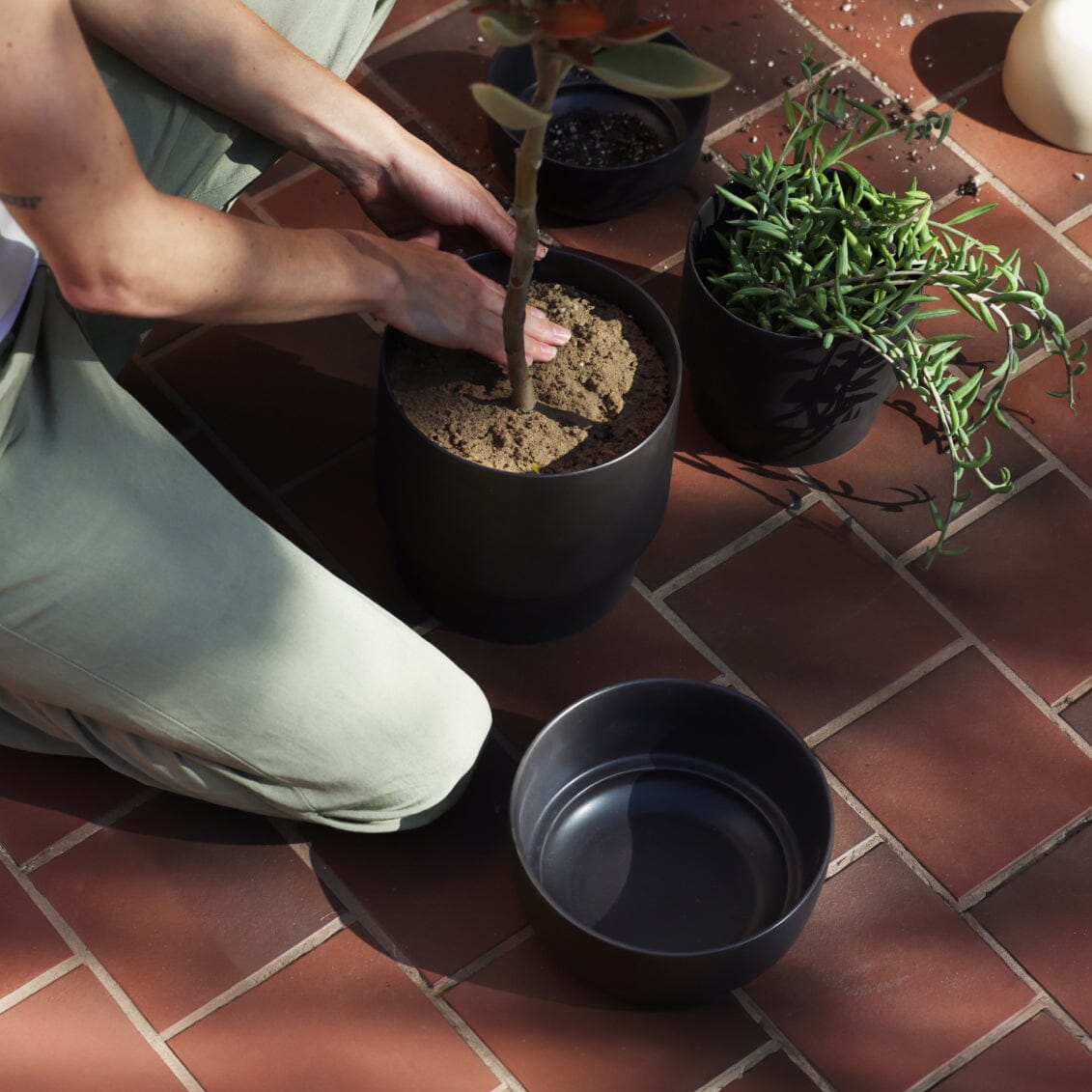 Planter | Large | Granite Gray