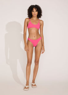 The Rachel Ribbed Bikini Bottom - Solid & Striped