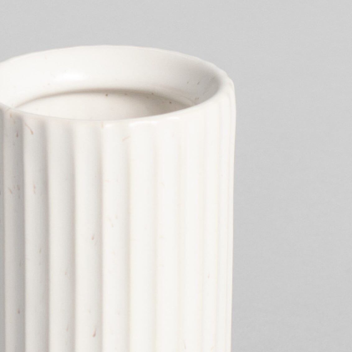 Short Bud Vase | Speckled White