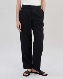 Women | Taline Linen Pant | Noir