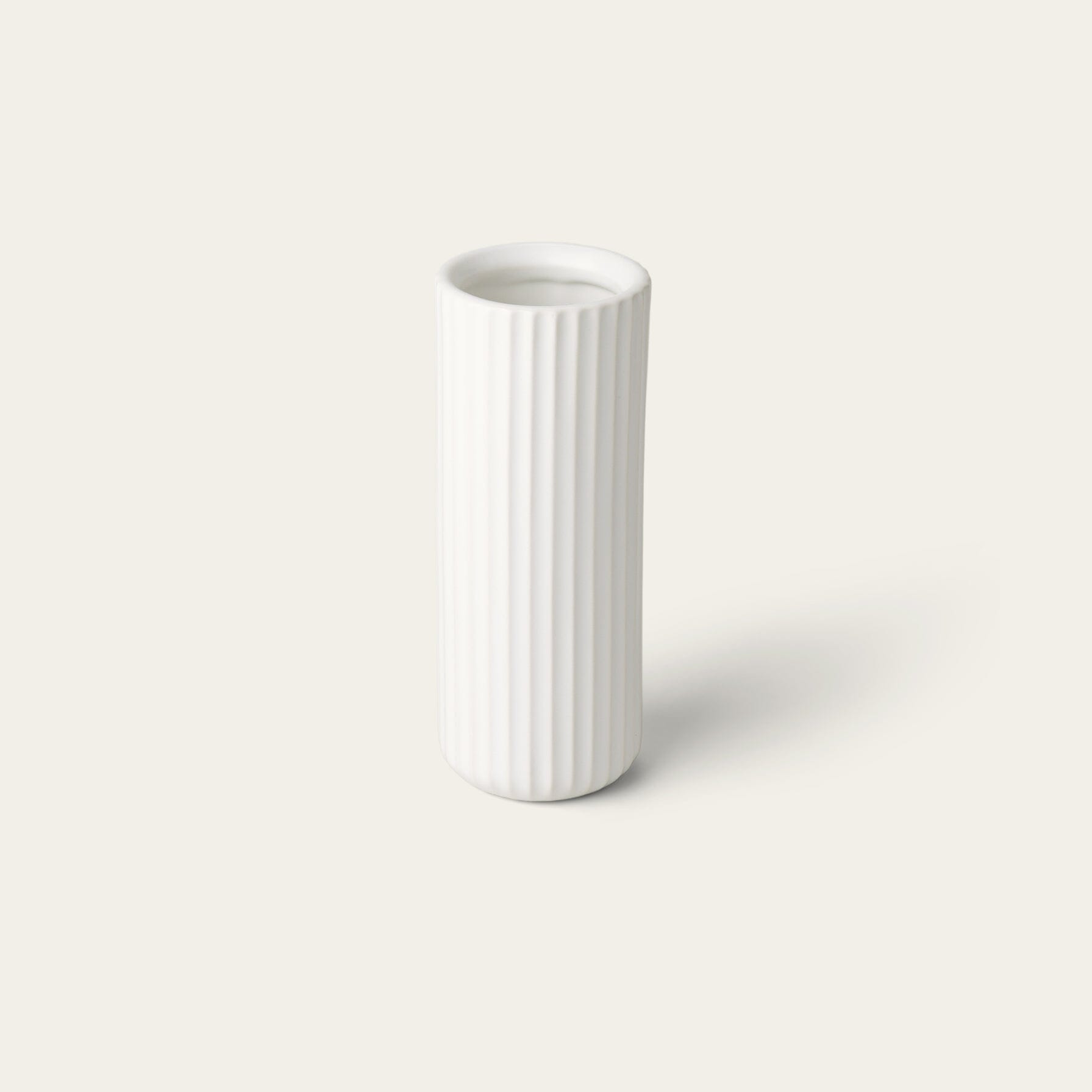 Tall Bud Vase | Cloud White