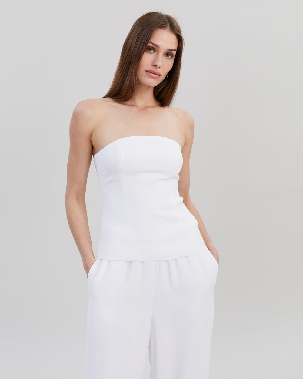 The Tori Tube Top - Solid & Striped