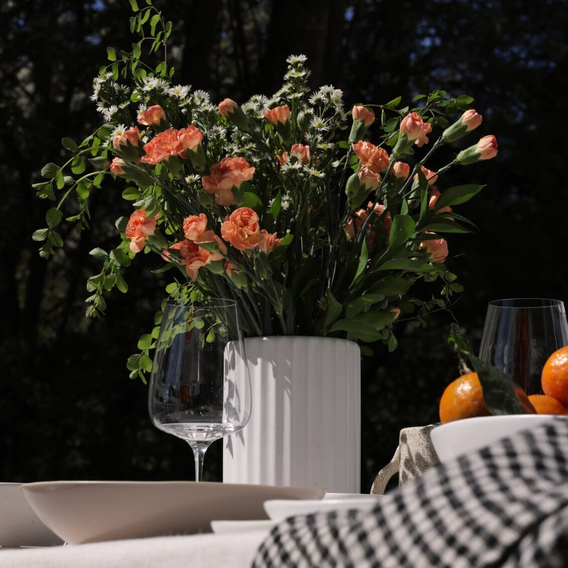 Vase | Speckled White