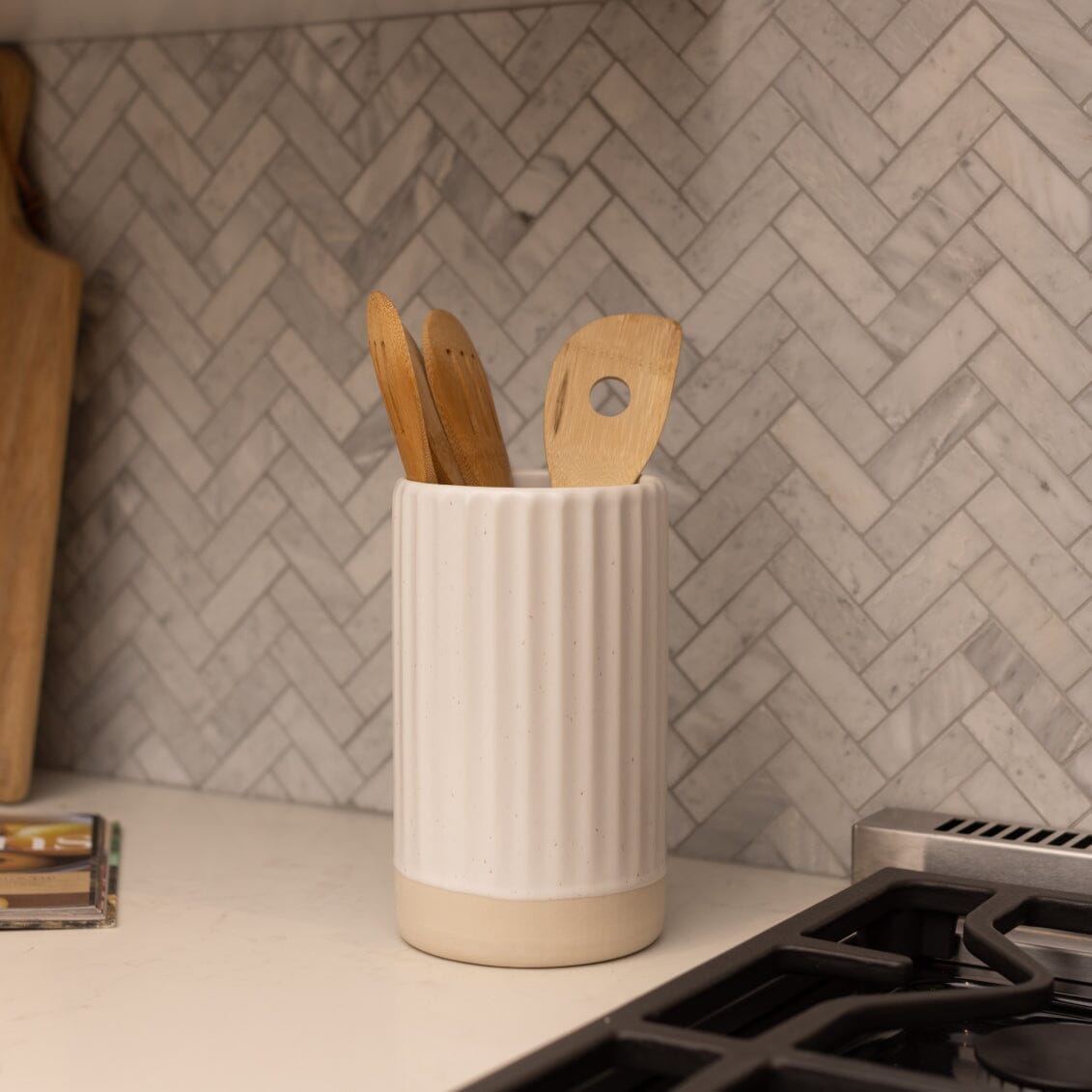 Vase | Speckled White