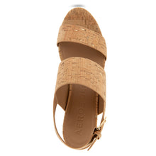 Camilia Sandal Platform | Natural/Gold Cork