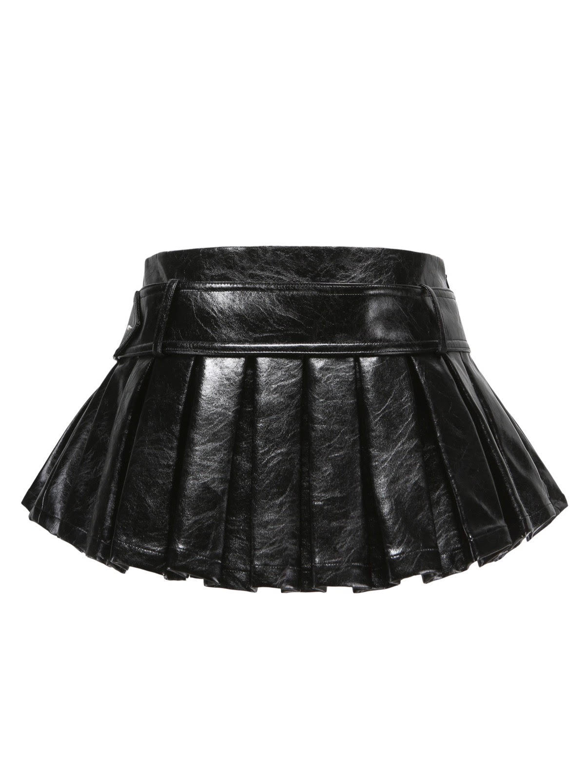 Teresa Leather Mini Skirt | Black