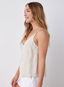 V|Neck Cami | Summer Ivory