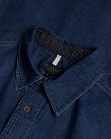 Men | Long Sleeve Denim Shirt | Blue (V2)