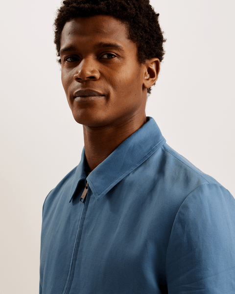 Men | Light Weight Blouson | Blue Red White