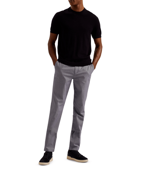 Men | Slim Fit Dobby Chino Trou | Blue