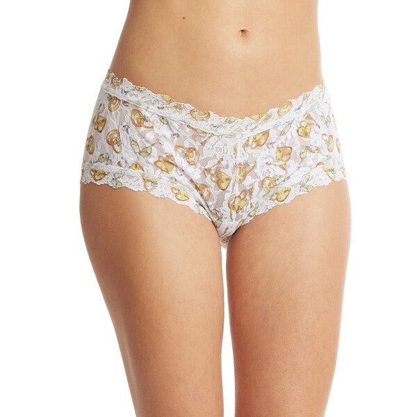 Signature Lace Boyshort | Forever Gold