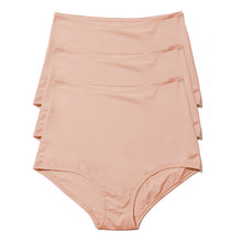 Your Fit Os High Rise Boyshort 3Pack | Almond Milk (Brown)