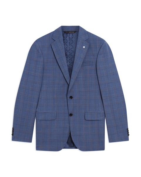 Men | Classic Wool Suit Jacket | Dark Blue (V2)