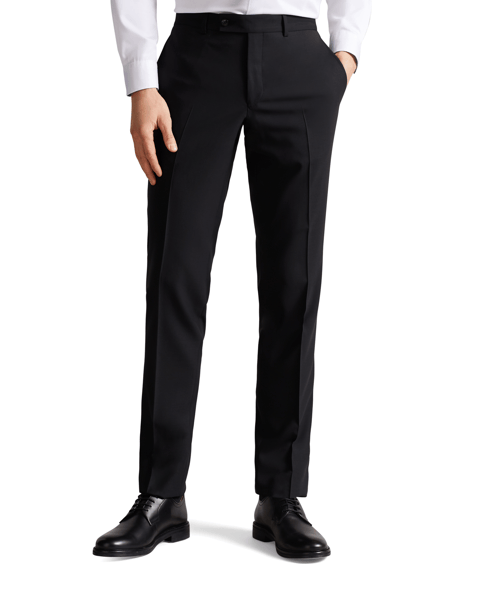 Men | Classic Wool Suit Trouser | Black