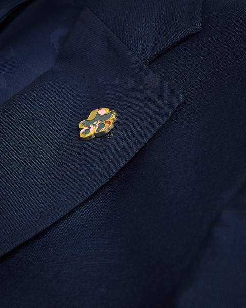 Men | Classic Wool Suit Jacket | Obsidian Heather