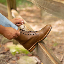 Image 4 of the All-Weather Amalia Boot Brown Women's Leather Boot Nisolo