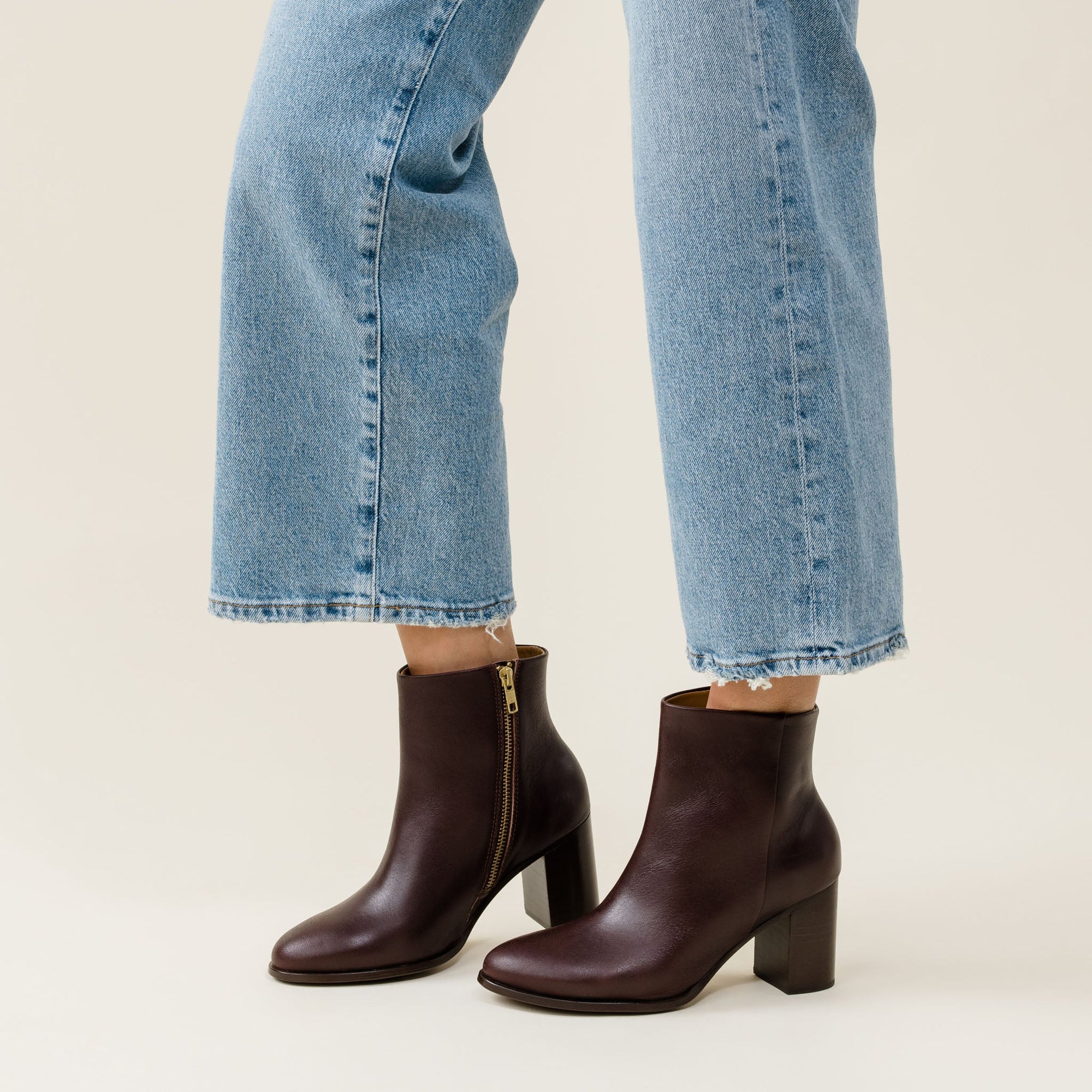 Womens | Lia Heeled Bootie | Wine
