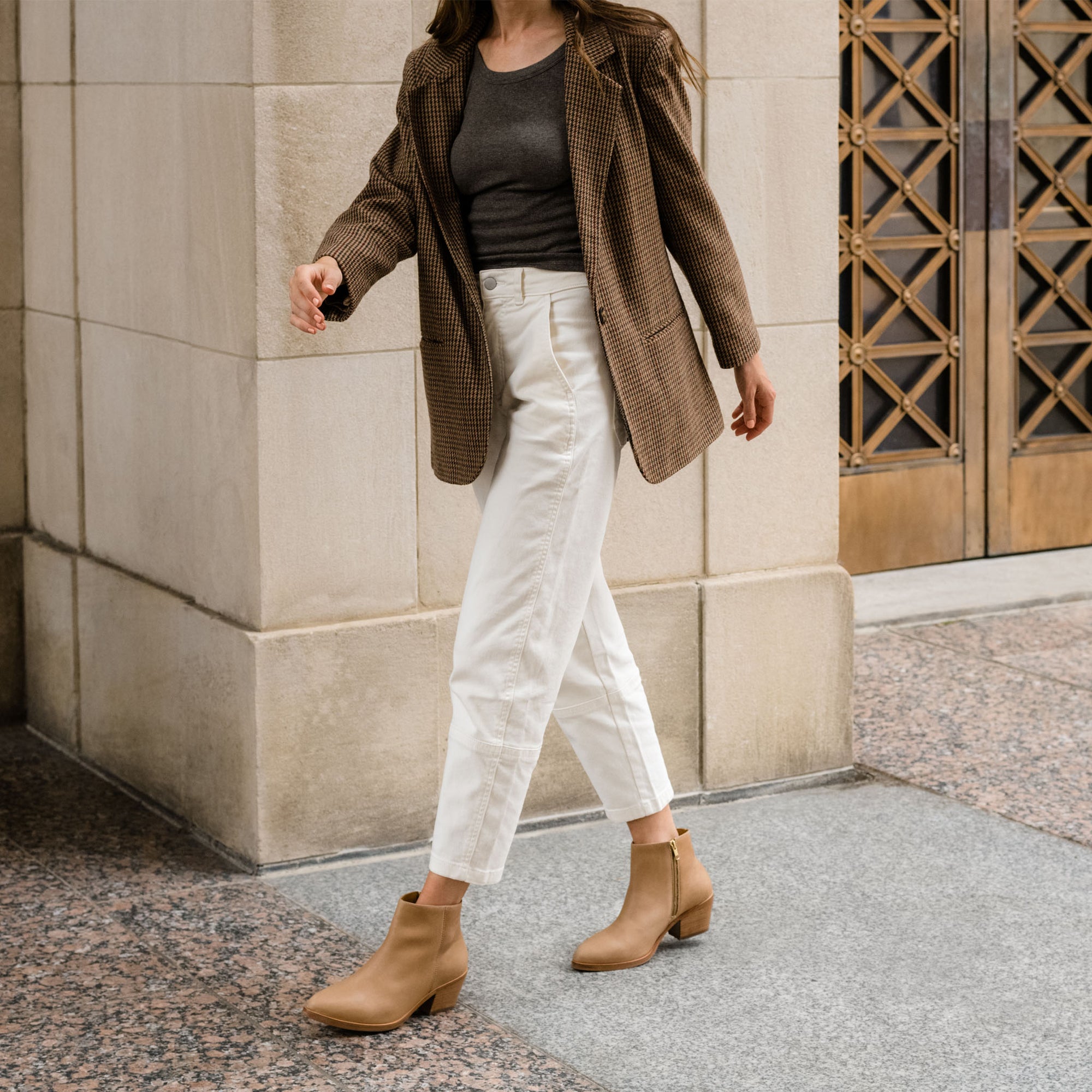 Womens | Marisa Inside Zip Boot | Almond