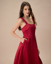 Women Woven Polyester Dresses Dresses - RIHOAS