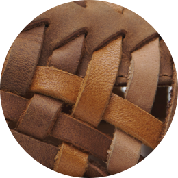 Mens | Leather Huarache Sandal | Tobacco