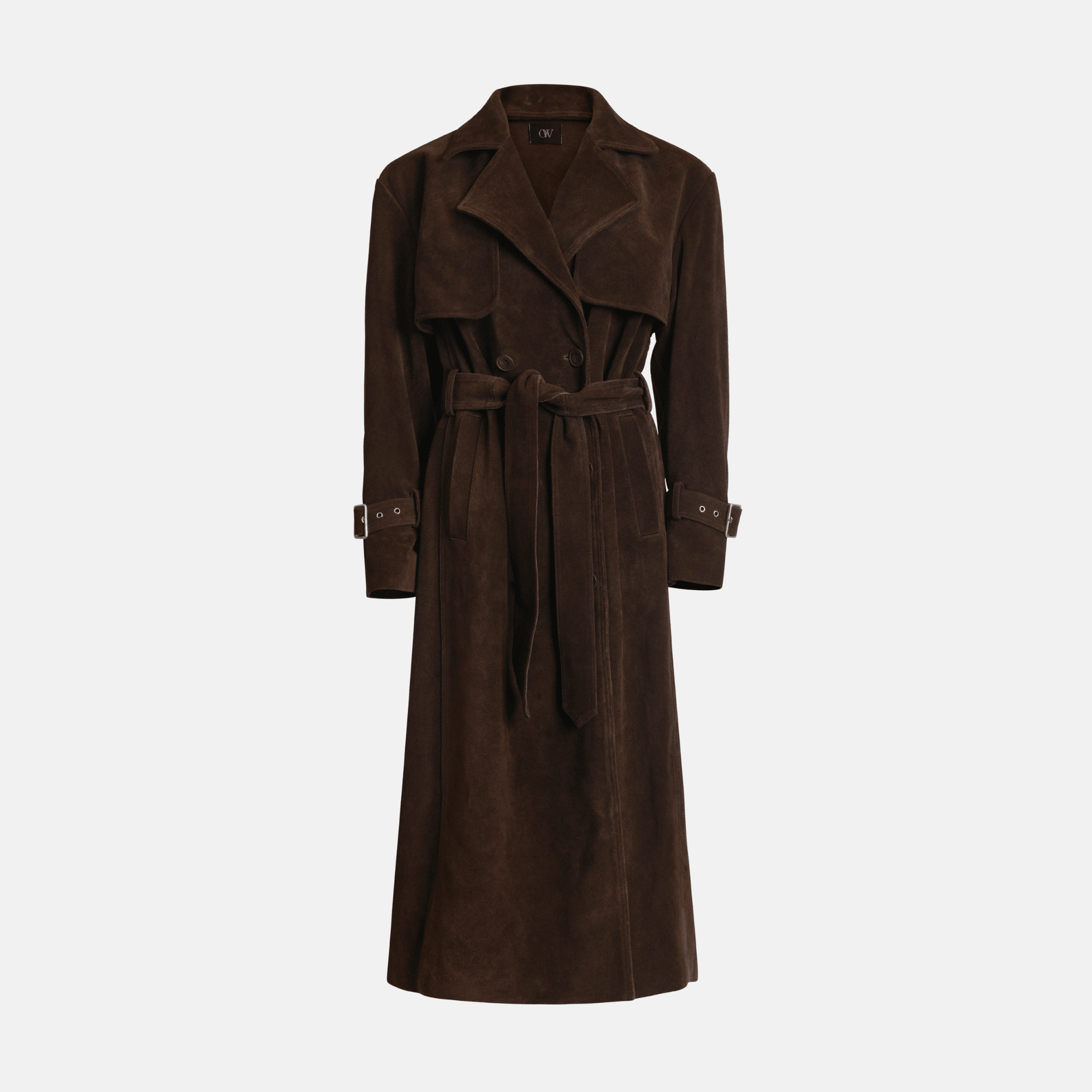OW Collection ZADE Trenchcoat Coat 185 - Brown