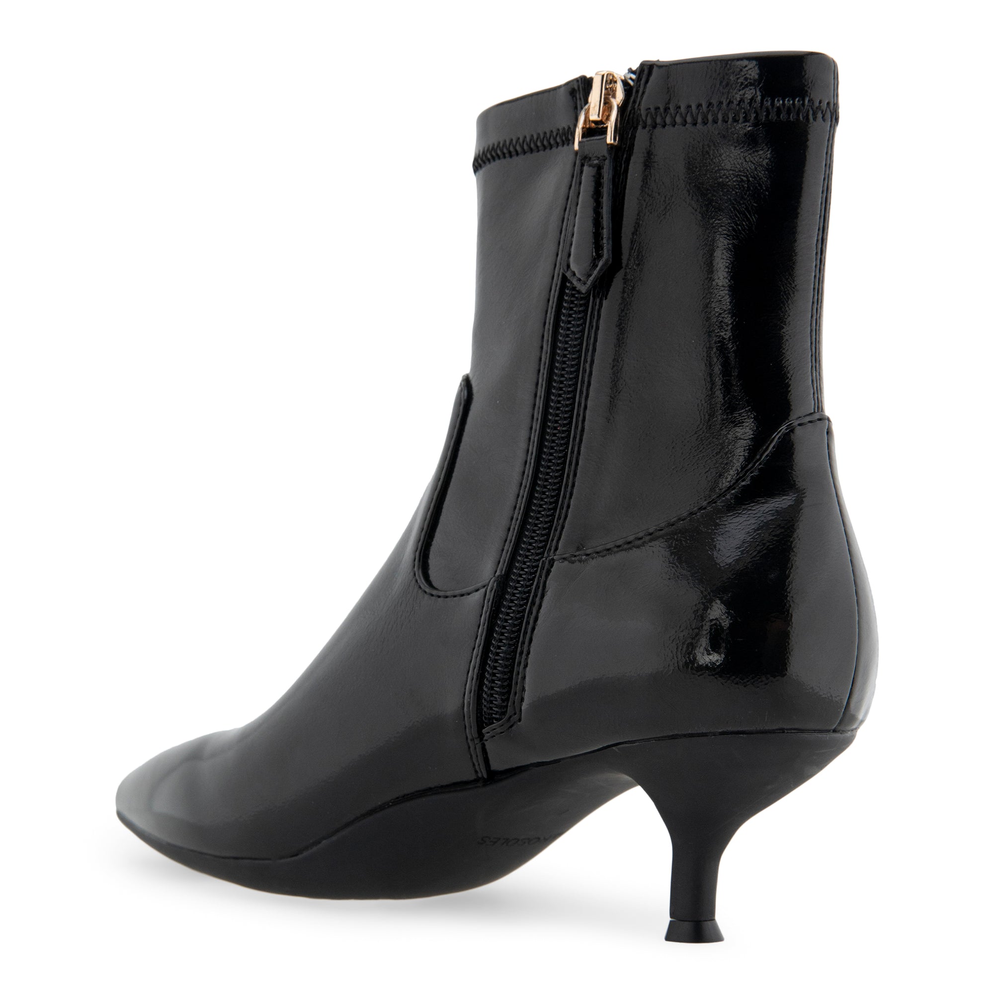 Lasko | Black Patent Faux Leather