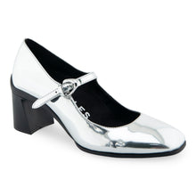 Cali | Silver Mirror Faux Leather